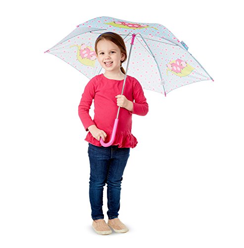 Product Cover Melissa & Doug Trixie Ladybug Umbrella for Kids With Safety Open and Close