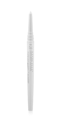 Product Cover Marcelle Forever Sharp Waterproof Kohl Eyeliner, White, Hypoallergenic and Fragrance-Free, 0.008 oz