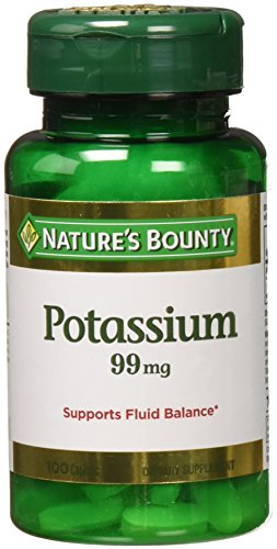 Product Cover Nature's Bounty Potassium Gluconate 300 Caplets (3 X 100 Count Bottles)