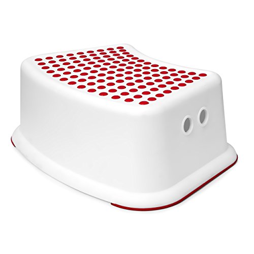 Product Cover Girls Red Step Stool - Great for Potty Training, Bathroom, Bedroom, Toilet, Toy Room, Kitchen, and Living Room. Perfect for Your House