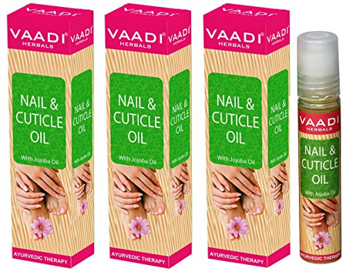 Product Cover Vaadi Herbals Nail and Cuticle Oil with Jojoba Oil, 10mlx3