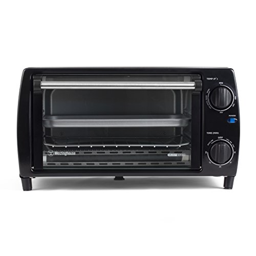 Product Cover Westinghouse Select Series WTO1010B 4 Slice Countertop Toaster Oven, Black