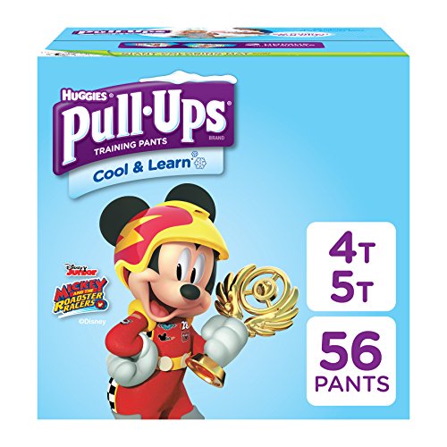 Product Cover Pull-Ups Cool & Learn Training Pants for Boys, 4T-5T (38-50 lbs.), 56 Count, Toddler Potty Training Underwear, Packaging May Vary