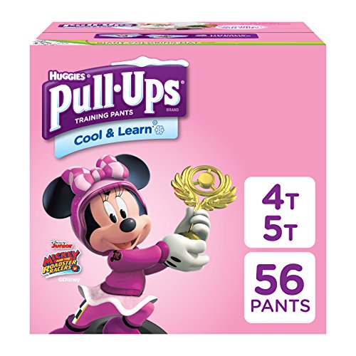 Product Cover Pull-Ups Cool & Learn Potty Training Pants for Girls, 4T-5T (38-50 Pound), 56 Count (Packaging May Vary)