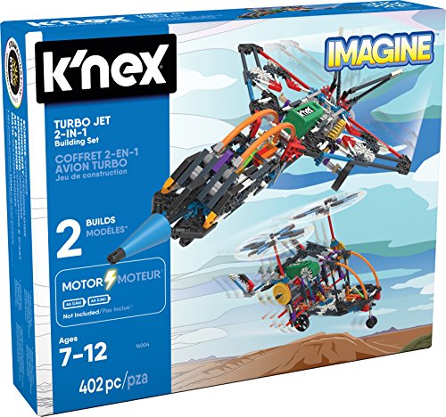 Product Cover K'NEX - Turbo Jet - 2-in-1 Building Set - 402 Pieces - Ages 7+ - Engineering Educational Toy