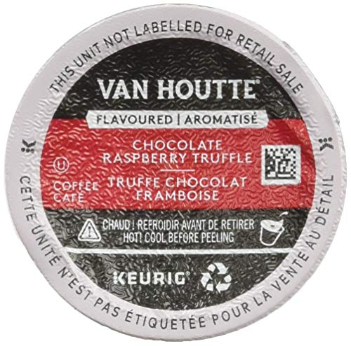 Product Cover Van Houtte Raspberry Chocolate Truffle Coffee, K-Cup Portion Pack for Keurig Brewers (24 Count)