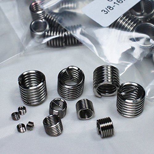 Product Cover 60pcs Unified USA 304 Stainless steel Helical Wire Threaded Insert Assortment Kit