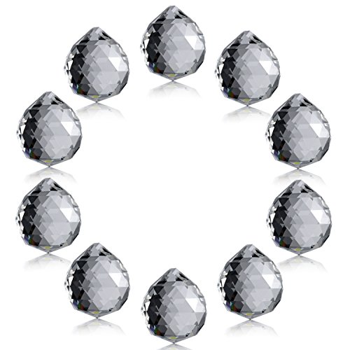 Product Cover Neewer 1.75 inch / 40mm Clear Crystal Ball Prism Pendant Suncatcher for Feng Shui/Divination or Wedding/Home/Office Decoration(10-Pack)