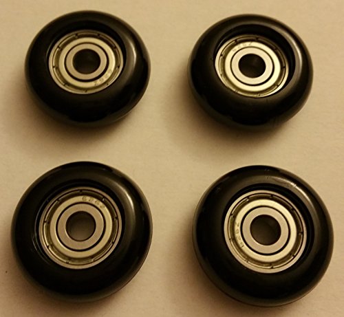 Product Cover Total Gym Replacement Set of 4 Wheels/rollers for Models 2000, 3000, and More