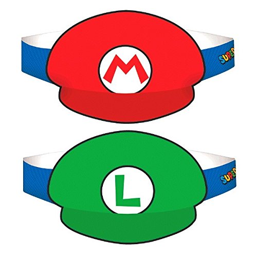 Product Cover Super Mario Brothers Paper Hats, Party Favor