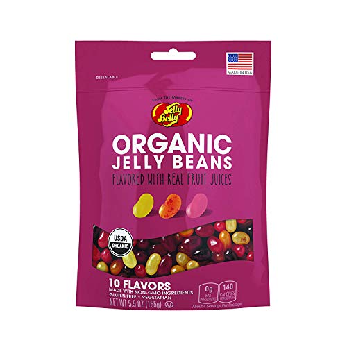 Product Cover Jelly Belly Organic Jelly Beans, 10 Fruit Flavors, 5.5-oz