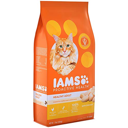 Product Cover Iams Proactive Health Healthy Adult Dry Cat Food With Chicken, 7 Lb. Bag
