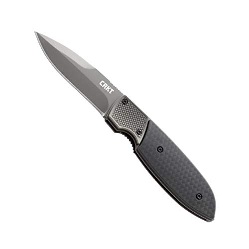 Product Cover CRKT Fulcrum 2 Compact EDC Folding Pocket Knife: Compact Everyday Carry, Ti Nitride Blade, Fulcrum Open, Textured Nylon Handle, Pocket Clip 7430