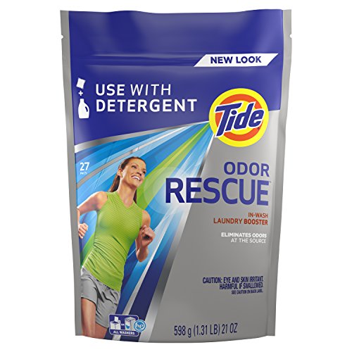 Product Cover Tide Odor Rescue in-Wash Laundry Booster Pacs, 27 Count per Pack, 21 Ounce