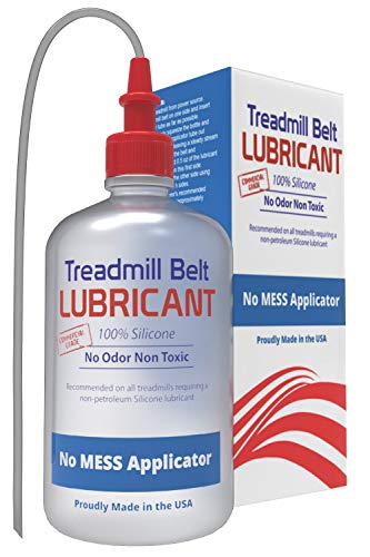 Product Cover Treadmill Belt Lubricant | 100% Silicone | USA Made | No Odor & No Propellants | Applicator Tube for Full Belt Width Lubrication at a Controlled Flow-So Easy