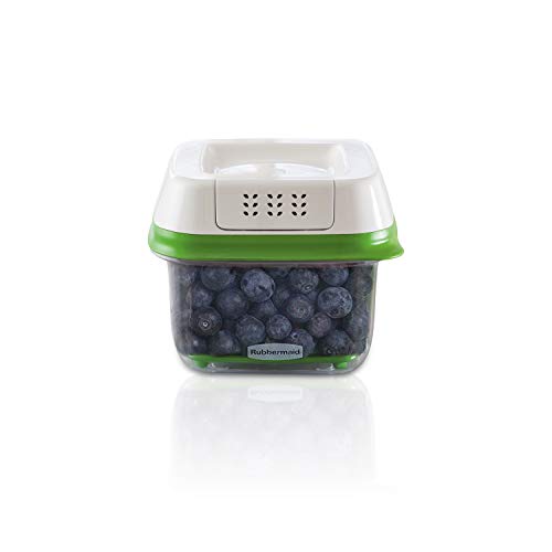 Product Cover Rubbermaid FreshWorks Produce Saver Food Storage Container, Small, 2.5 Cup, Green 1920480