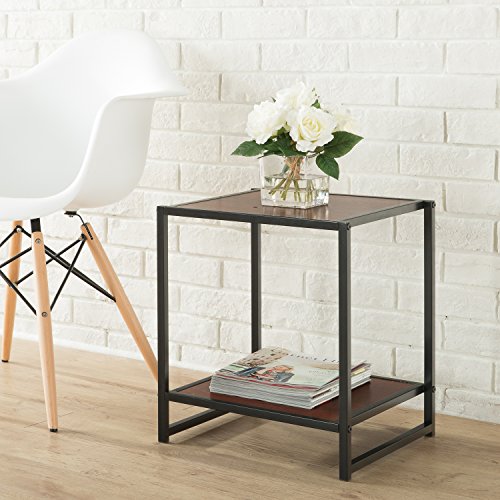 Product Cover Zinus Priyanka Modern Studio Collection 15 Inch Square Side Table / End Table / Coffee Table