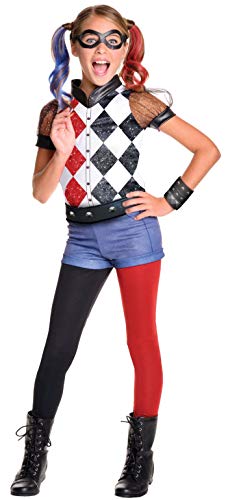 Product Cover Rubie's DC Superhero Girl's Harley Quinn Costume, Medium