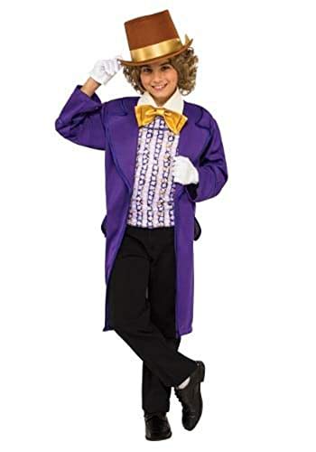 Product Cover Rubie's Costume Kids Willy Wonka & The Chocolate Factory Willy Wonka Value Costume, Medium