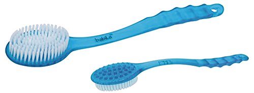Product Cover Babila Ultra Soft Plastic and Nylon Bristle Bath Brush with Massager (Multicolour)