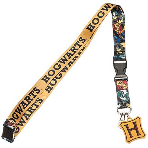 Product Cover Harry Potter Hogwarts Lanyard with Metal Charm ID Card Holder and Collectible Sticker