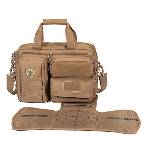 Product Cover Tactical Baby Gear Deuce 2.0 Tactical Diaper Bag with Changing Mat (Coyote Brown)