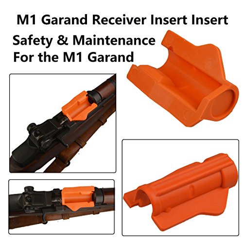 Product Cover Field Sport M1 Garand Receiver Insert, Safety and Maintenance for the M1 Garand, Bright Orange