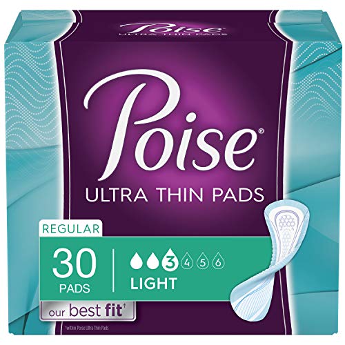 Product Cover Poise Ultra Thin Incontinence Pads, Light Absorbency, 120 Pads