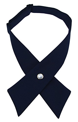 Product Cover SISIDI Girls' Criss-Cross Tie/Girls' School Uniform Cross Tie By French Toast - Various Colors (navy blue)