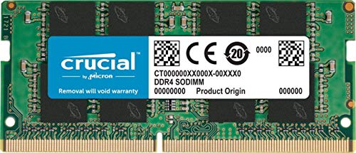 Product Cover Crucial 8GB Single DDR4 2400 MT/S (PC4-19200) SR x8 SODIMM 260-Pin Memory - CT8G4SFS824A