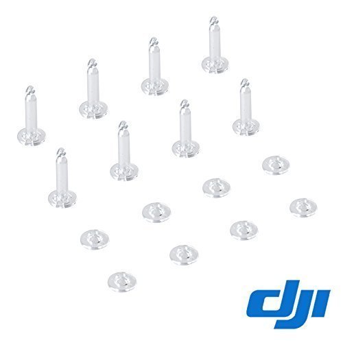 Product Cover 2 Pack Genuine DJI Anti-drop Pins kit Part 117 for DJI Phantom 3 Pro Professional Advanced Standard Gimbal Anti Vibration, Absorbing Rubber Ball; Damping Rod Tansparent Clear