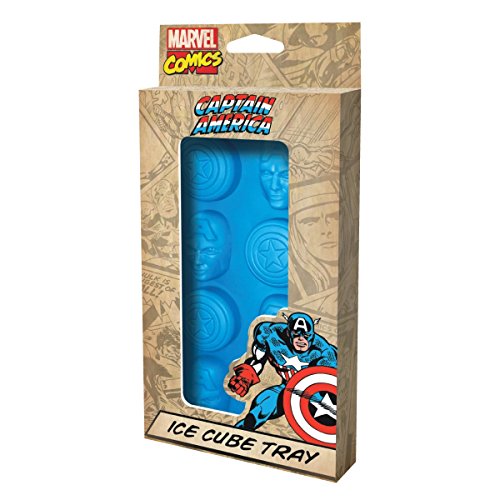 Product Cover Marvel Comics Captain America Face and Shield Ice Cube Tray