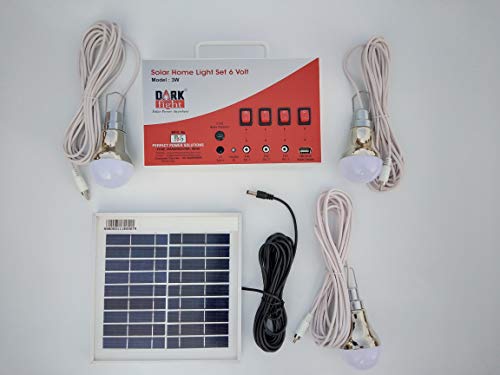 Product Cover Vicco Solar Home Light Set 6 Volt (White, 3 Watt Panel)