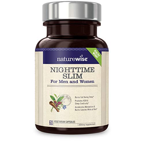 Product Cover NatureWise Nighttime Slim with Capsimax | Burn 116 Calorie While You Sleep | Promotes a Restful Sleep, Burns Fat, Reduces Hunger | Non-GMO, Vegetarian, Gluten Free [1 Month Supply - 60 Count]