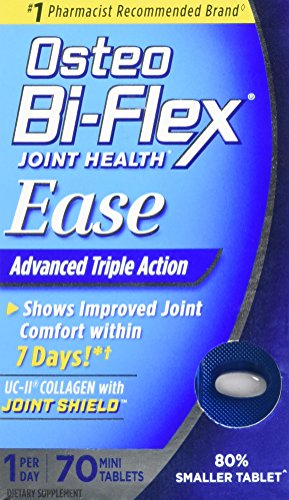 Product Cover Osteo Bi-Flex Joint Health Ease 70 Mini Tabs 1 a Day Advanced Triple Action UC-II Collagen Formula