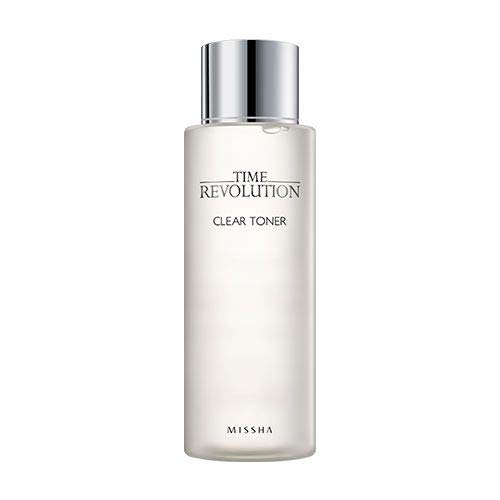 Product Cover MISSHA Time Revolution Clear Toner 250ml-Gentle and refreshing wipe off type Clear Toner hydrates, soothes, and helps eliminate pores, impurities, and dead skin cells.