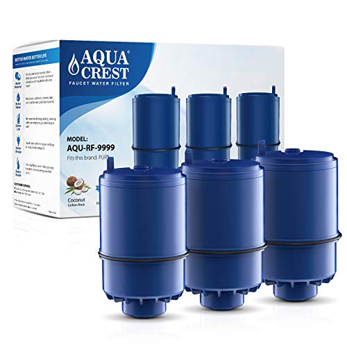 Product Cover AQUACREST RF-9999 Water Filter, Compatible with Pur RF-9999 Faucet Replacement Water Filter (Pack of 3, Packing may vary)