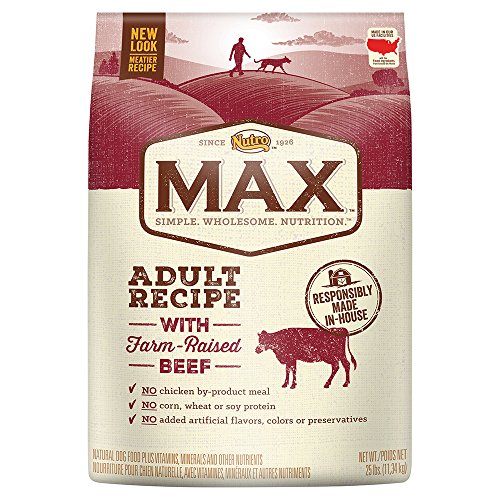 Product Cover Nutro Max Adult Dry Dog Food With Farm Raised Beef And Brown Rice, 25 Lb. Bag