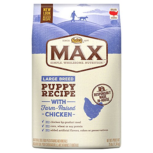 Product Cover Nutro Max Large Breed Puppy Dry Dog Food With Farm Raised Chicken, 25 Lb. Bag