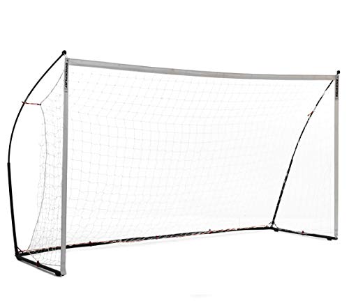 Product Cover QuickPlay Kickster Elite Soccer Goal 12x6' - Ultra Portable Indoor & Outdoor Football Goal Features Weighted Base [Single Goal] (12 x 6')