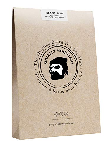 Product Cover Grizzly Mountain Beard Dye - Organic & Natural Black Beard Dye