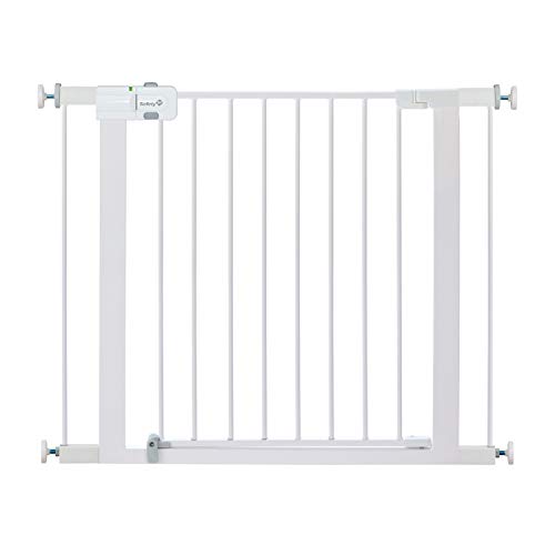 Product Cover Safety 1st Easy Install Metal Baby Gate with Pressure Mount Fastening (White), Pack of 1