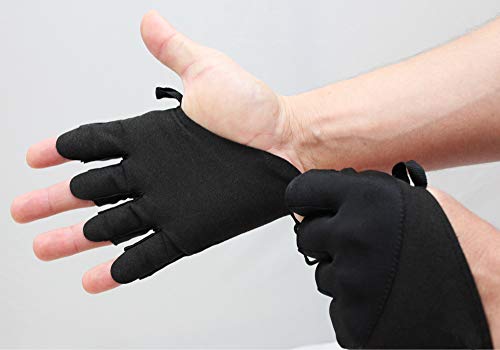 Product Cover Anvil Fitness Size XX-Small - Black - Weight Lifting Gloves for Cross fit, WOD, Exercise & Fitness - Ultralite Perfect for Weightlifting, Bodybuilding and Power Lifting