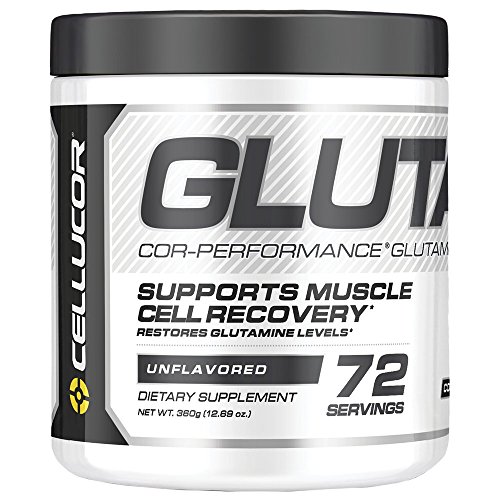 Product Cover Cellucor Glutamine Powder, Post Workout Recovery with Glutamine Supplement, Cor-Performance Series, Unflavored, 72 Servings