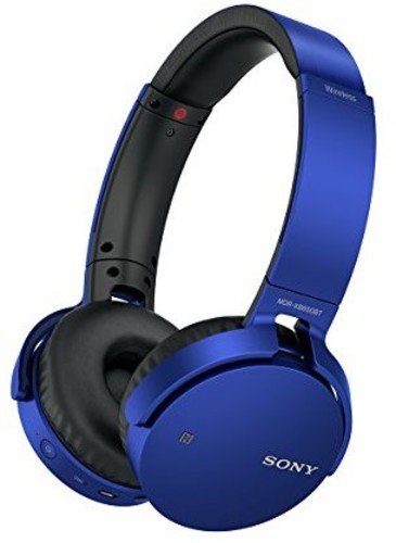 Product Cover Sony MDRXB650BT/L Extra Bass Bluetooth Headphones, Blue