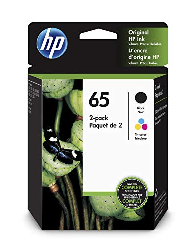 Product Cover HP 65 | 2 Ink Cartridges | Black, Tri-color | N9K01AN, N9K02AN