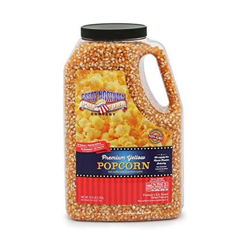 Product Cover 4195 Great Northern Popcorn Premium Yellow Gourmet Popcorn, 12 Pound Jug