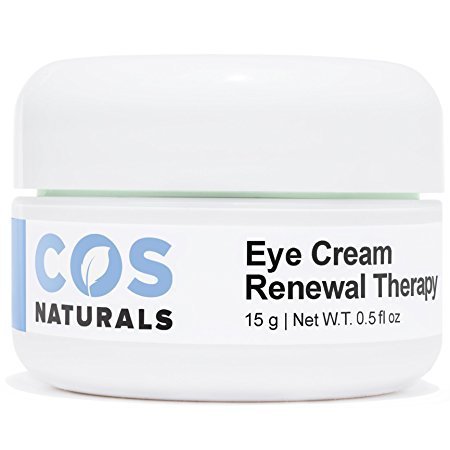 Product Cover COS Naturals Eye Cream Renewal Therapy with Vitamin C Hyaluronic Acid for Dark Circles Puffiness Fine Lines Wrinkles (15 ml / 0.5 fl oz)