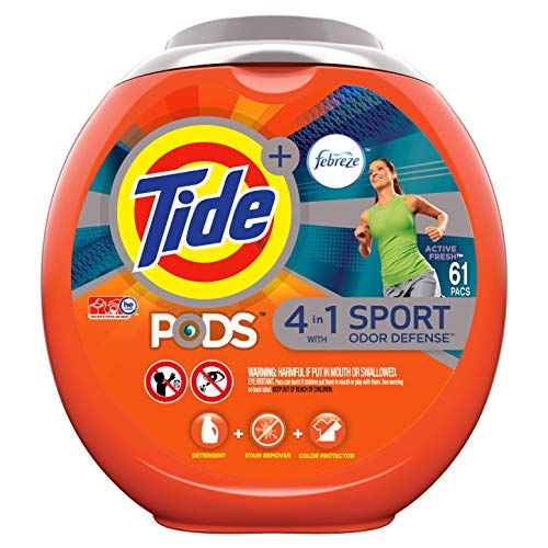 Product Cover Tide PODS 4 in 1 HE Turbo Laundry Detergent Pacs2, 3.62 Pound (61 Count)