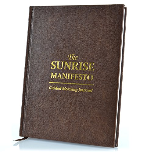 Product Cover The Sunrise Manifesto - Guided Morning Journal - 16 Week Gratitude Journal and Minimalist Productivity Planner